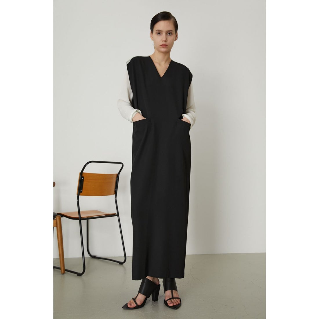 リムアーク RIM.ARK Vest layered style OP （BLK） - ファッション