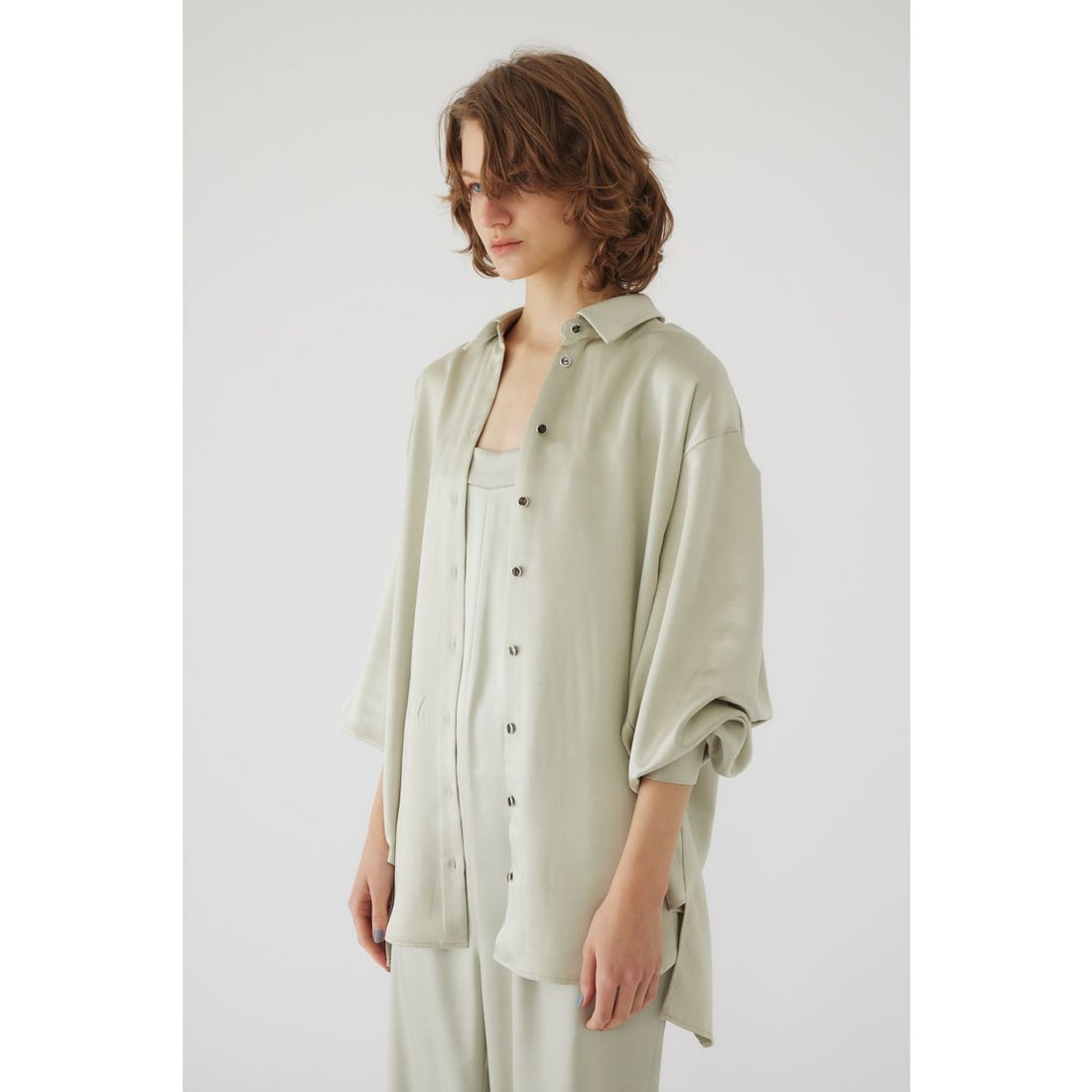 リムアーク RIM.ARK Satin oversized SH （BLK） - ファッション通販 