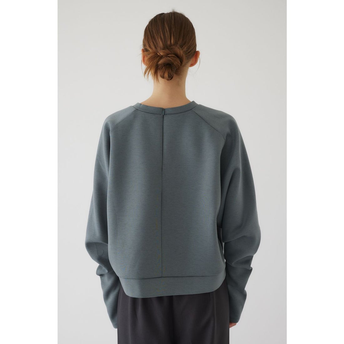 リムアーク RIM.ARK Croissant sleeve sweat PO （WHT 