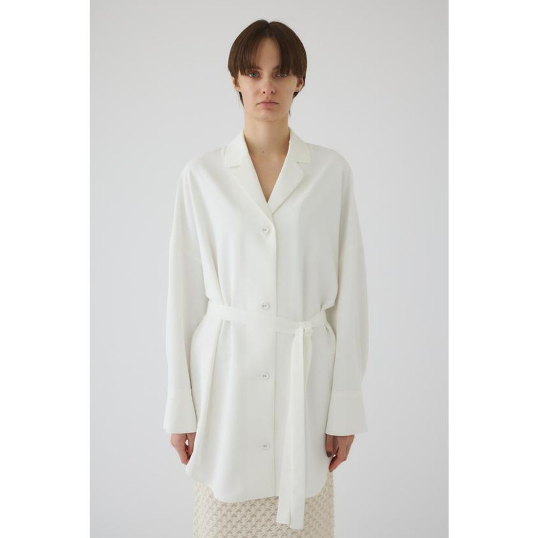 リムアーク RIM.ARK Long light round shirt （BLK） - ファッション 