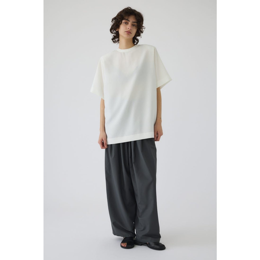 リムアーク RIM.ARK Oversize woven T/SH （WHT） - ファッション通販