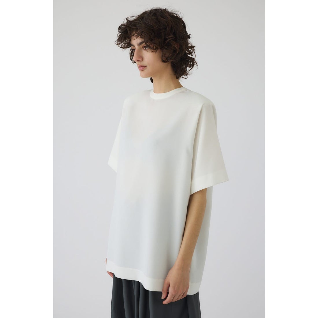 リムアーク RIM.ARK Oversize woven T/SH （WHT） - ファッション通販