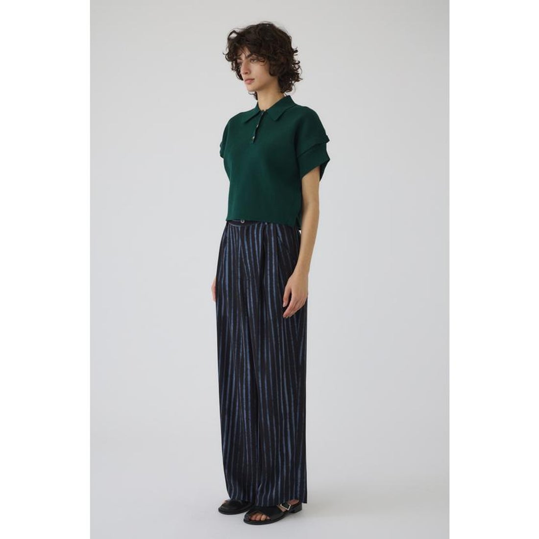 リムアーク RIM.ARK Stylish polo knit （GRN） - ファッション通販