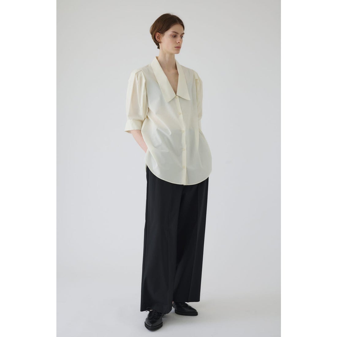 RIM.ARK Quaker collar blouse IVOY3 -ファッション通販 FASHION WALKER