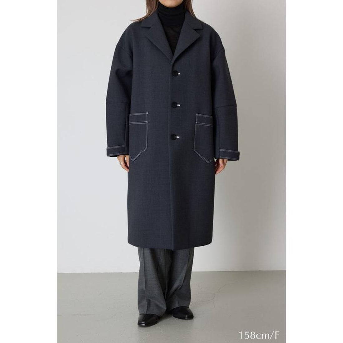リムアーク RIM.ARK Gabardine bonding stitch CT （BLK 