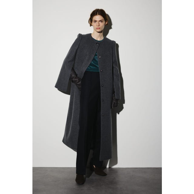 Collarless mode long CT C.GRY