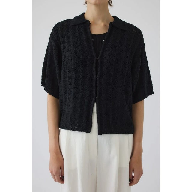 Summer knit shirt BLK