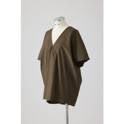 Gather sleeve v-neck PO KHA｜詳細画像