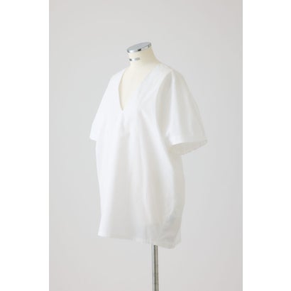 Gather sleeve v-neck PO KHA｜詳細画像