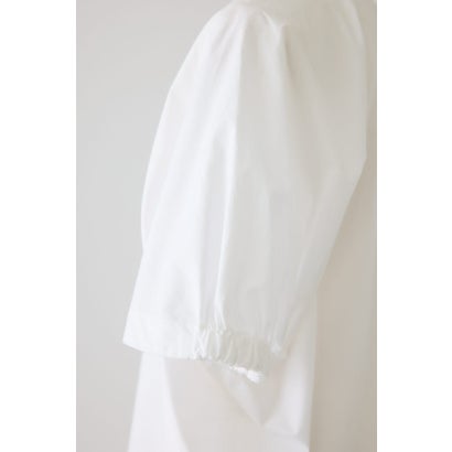 Gather sleeve v-neck PO WHT｜詳細画像