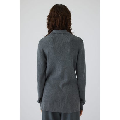 Medium length knit CD GRY｜詳細画像