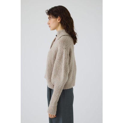 Boucle short knit L/GREIGE1｜詳細画像