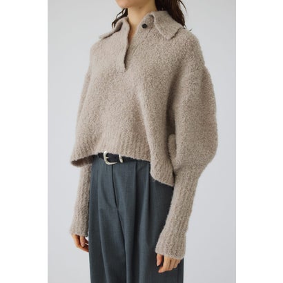 Boucle short knit L/GREIGE1｜詳細画像