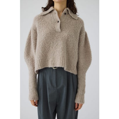 Boucle short knit L/GREIGE1｜詳細画像