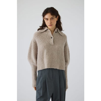 Boucle short knit L/GREIGE1｜詳細画像