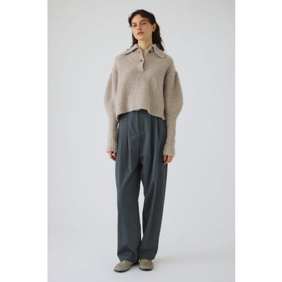 Boucle short knit L/GREIGE1｜詳細画像