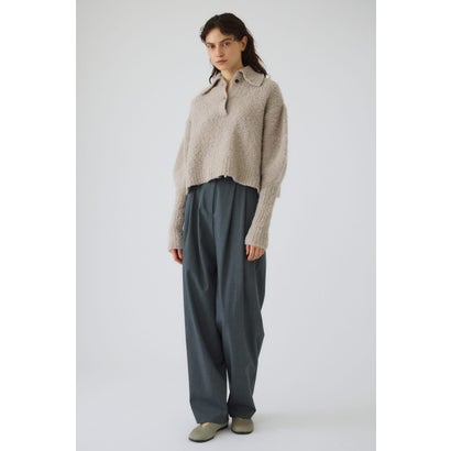Boucle short knit L/GREIGE1｜詳細画像