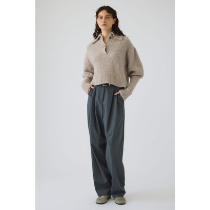Boucle short knit L/GREIGE1｜詳細画像