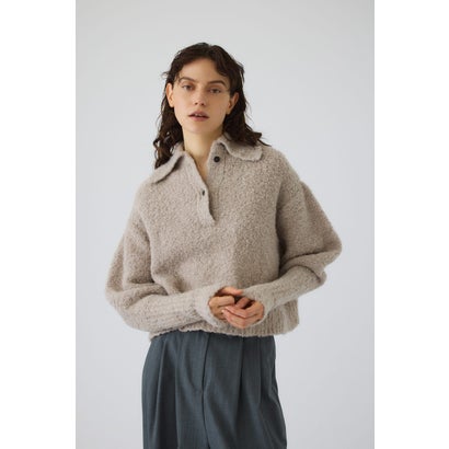 Boucle short knit L/GREIGE1｜詳細画像