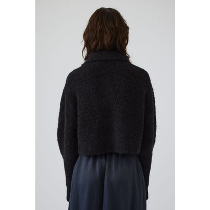 Boucle short knit BLK｜詳細画像