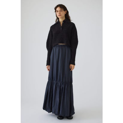 Boucle short knit BLK｜詳細画像