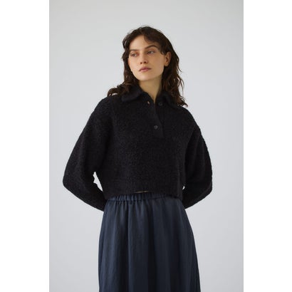 Boucle short knit C.GRY｜詳細画像