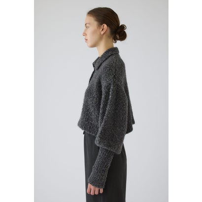 Boucle short knit C.GRY｜詳細画像