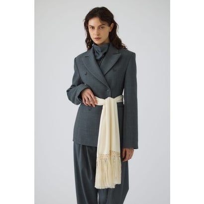Flowing long stole WHT｜詳細画像