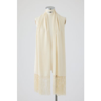 Flowing long stole WHT｜詳細画像