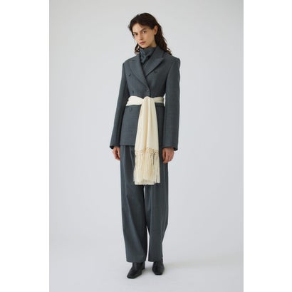 Flowing long stole BLK｜詳細画像