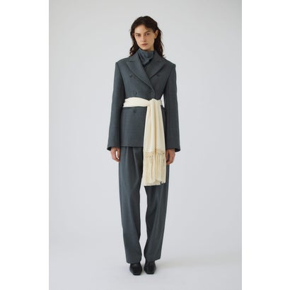 Flowing long stole BLK｜詳細画像
