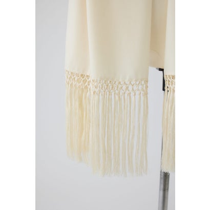 Flowing long stole BLK｜詳細画像