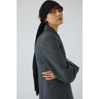 Flowing long stole BLK｜詳細画像