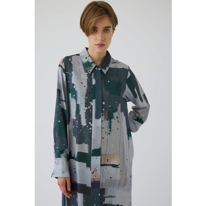 SAYORI WADA×RIM.ARK shirt Dress BLU｜詳細画像