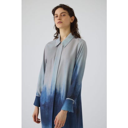 SAYORI WADA×RIM.ARK shirt Dress BLU｜詳細画像