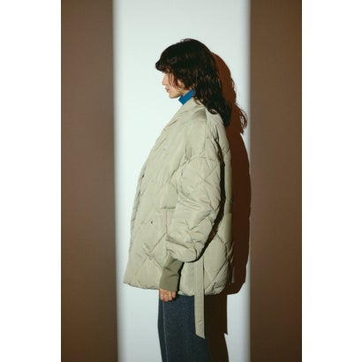 Dolman short down GREIGE｜詳細画像