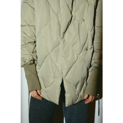 Dolman short down GREIGE｜詳細画像