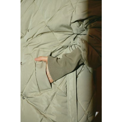 Dolman short down GREIGE｜詳細画像