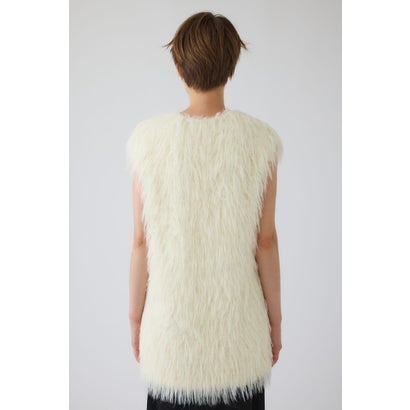 Fuzzy Knit Tunic Vest GRY｜詳細画像