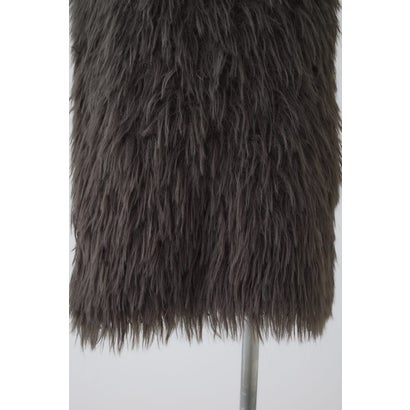 Fuzzy Knit Tunic Vest GRY｜詳細画像