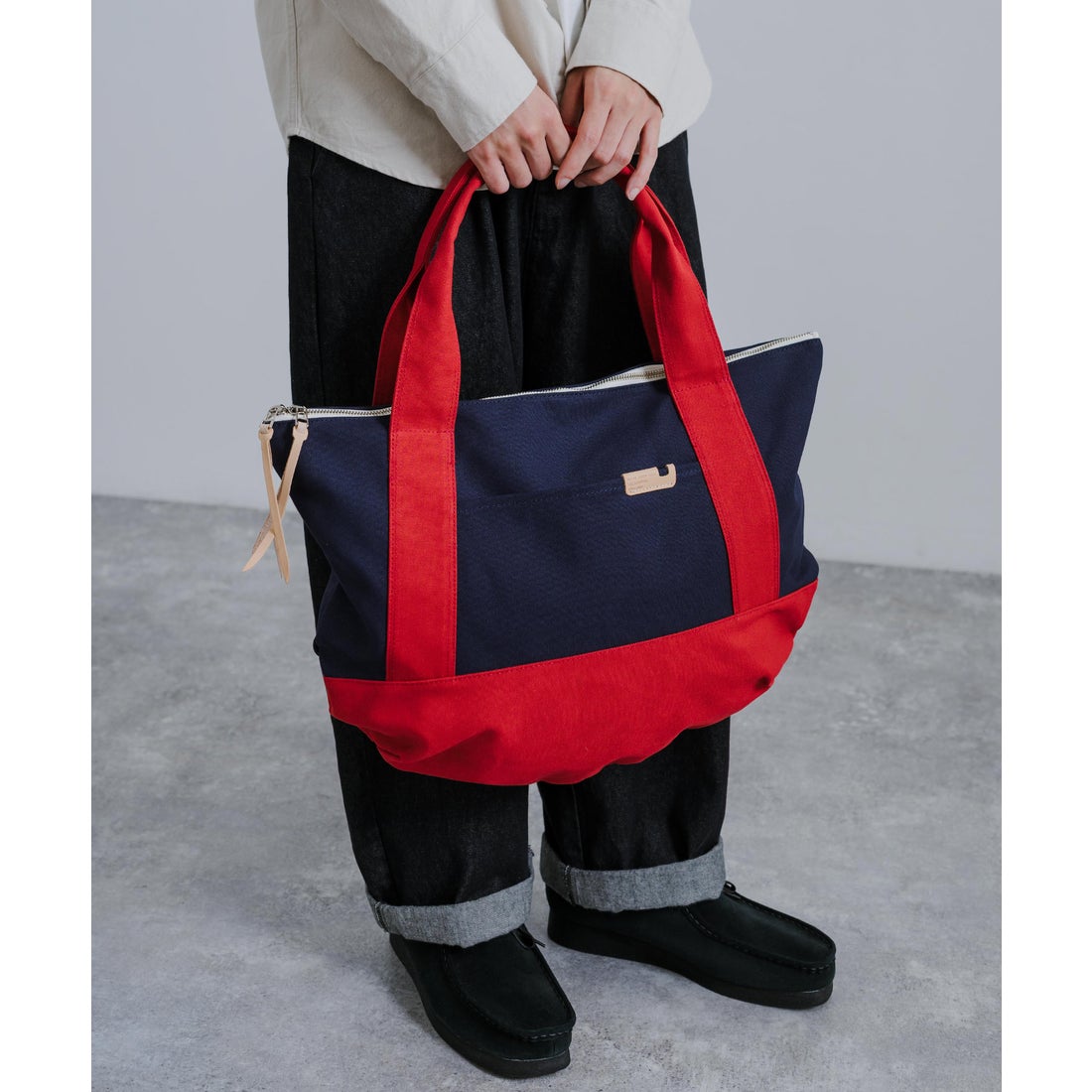 ロッキーモンロー Rocky Monroe トートバッグ メンズ 本革 キャンバス