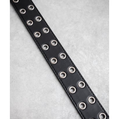 Dickies ディッキーズ ベルト フェイクレザー ダブルハトメ ダブルピン メンズ レディース 合成皮革 PU メタルホール ダブルホール 16240 （80.ブラック）｜詳細画像