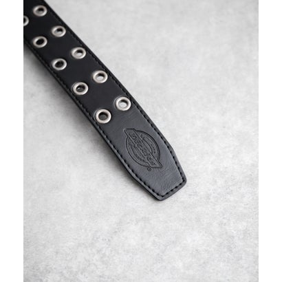 Dickies ディッキーズ ベルト フェイクレザー ダブルハトメ ダブルピン メンズ レディース 合成皮革 PU メタルホール ダブルホール 16240 （80.ブラック）｜詳細画像