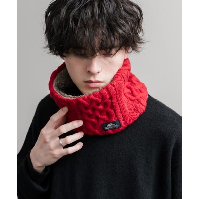 ネックウォーマー シャギーボア リバーシブル スヌード メンズ レディース 2WAY KRIFF MAYER クリフメイヤー Z2627102 16540 （19.ブラック）｜詳細画像