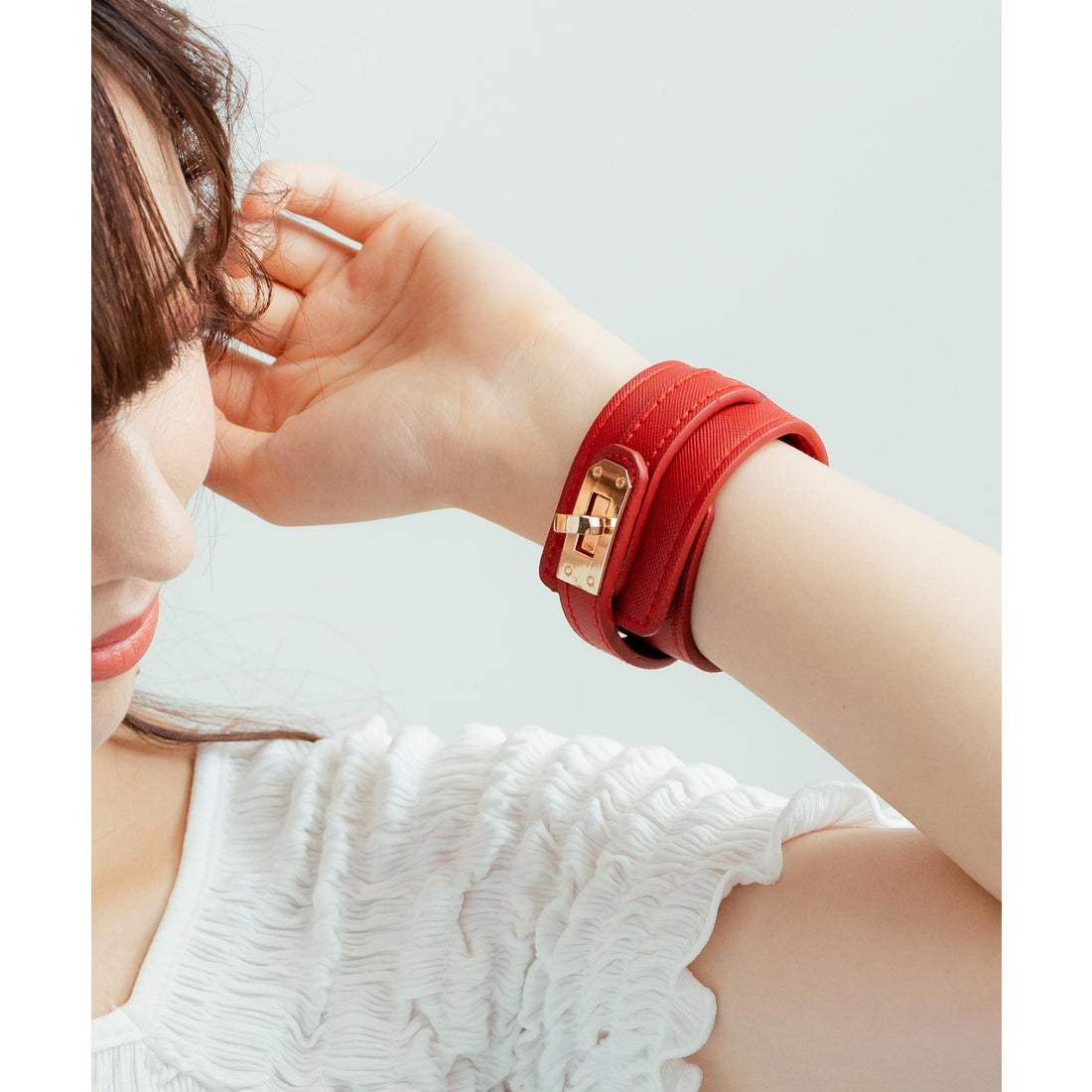 ロッキーモンロー Rocky Monroe バングル 太め ブレスレット レザー