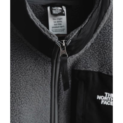 THE NORTH FACE フリース ハーフジップ メンズ レディース 長袖 プルオーバー ワンポイント ロゴ ボア スタンドカラー セミルーズ 16245 （Asphalt Grey/TNF Black）｜詳細画像