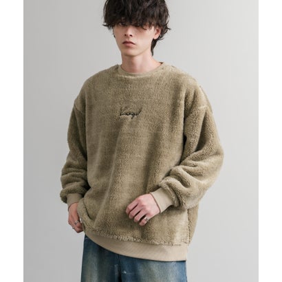 KANGOL カンゴール トレーナー ボア フリース メンズ レディース スウェット シャギーボア オーバーサイズ ビッグシルエット カジュアル 15988 （ブラック）｜詳細画像
