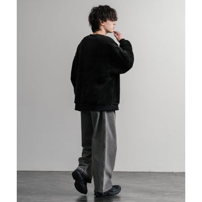 KANGOL カンゴール トレーナー ボア フリース メンズ レディース スウェット シャギーボア オーバーサイズ ビッグシルエット カジュアル 15988 （D.ブルー）｜詳細画像