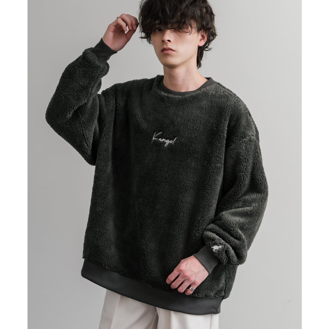 ロッキーモンロー Rocky Monroe KANGOL カンゴール トレーナー ボア