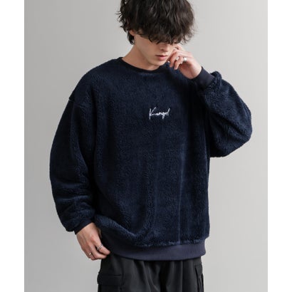KANGOL カンゴール トレーナー ボア フリース メンズ レディース スウェット シャギーボア オーバーサイズ ビッグシルエット カジュアル 15988 （ブラウン）｜詳細画像